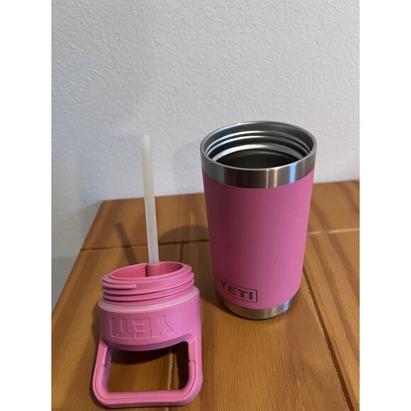 Yeti Rambler Jr. 12oz Kids Bottle Pink Monogrammed name "GRACE" - Picture 8 of 8
